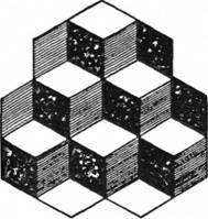 двоїсте зображення розташування кубиків