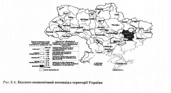 еколого-економічний потенціал території україни 