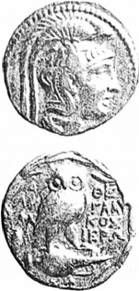 афіни. тетрадрахма. срібло. ii ст. до н. е.