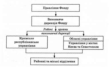 схема управління фондом соціального страхування від нещасних випадків
