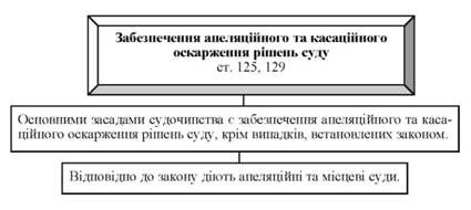 забезпечення апеляційного та касаційного оскарження рішень суду