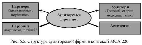 структура аудиторської фірми 