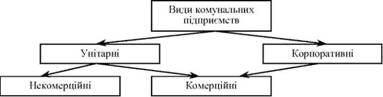 види підприємств комунальної власності